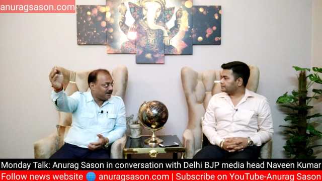INTERVIEW | Monday Talk: CM Arvind Kejriwal is creating panic in the name of power crisis: Delhi BJP media head Naveen Kumar to Anurag Sason